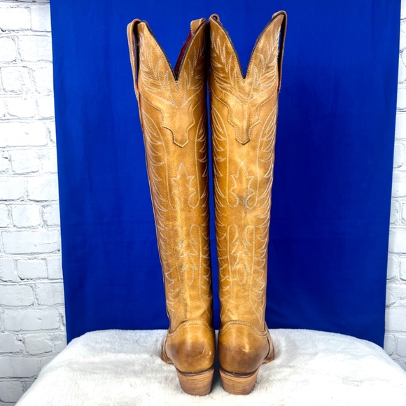 🚫🚫🚫SOLD! •|•FREEBIRD🦅BY STEVEN•| MISTY($495) TALL Snip Toe Western Boots - Picture 9 of 16